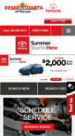 Mobile Screenshot of deserttoyota.com